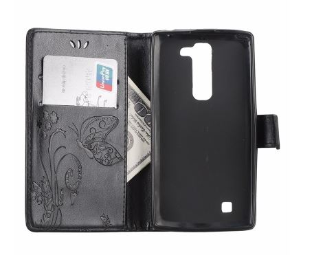 Книжка  "Гравюра-метелик" LG G4 mini  чорна-2